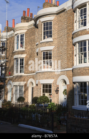 Blick auf den Vale Square, Ramsgate. In Anlehnung an die typischen Londoner georgischen Plätze. Stockfoto