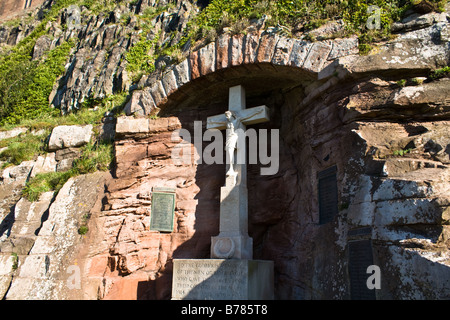 Bamburgh Castle Kriegerdenkmal Stockfoto