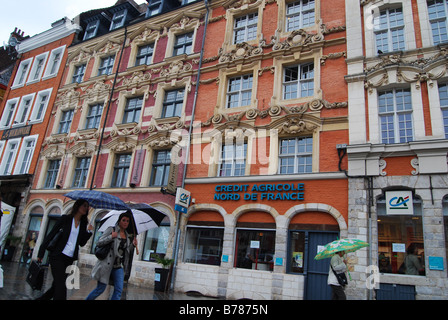 Place du General de Gaulle Lille Frankreich Stockfoto