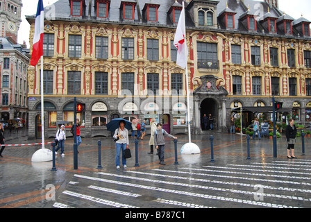 Place du General de Gaulle Lille Frankreich Stockfoto