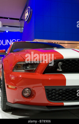 Detroit Michigan die Ford Mustang Shelby GT500 auf der North American International Auto Show Stockfoto