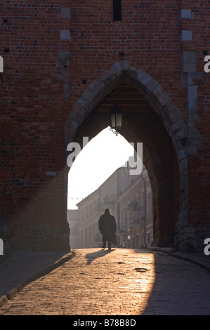 Opatowska Tor zur Altstadt Sandomierz Polen Stockfoto