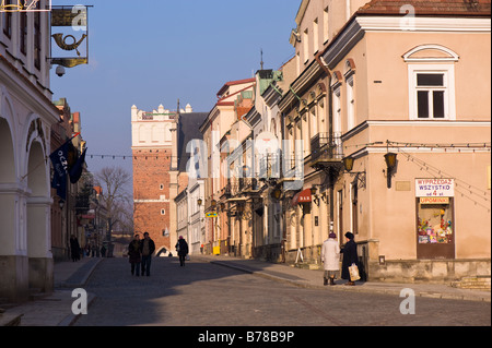 Alte Stadt Sandomierz Polen Stockfoto