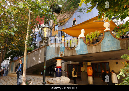 Hundertwasser-Haus, Wien, Österreich, Europa Stockfoto