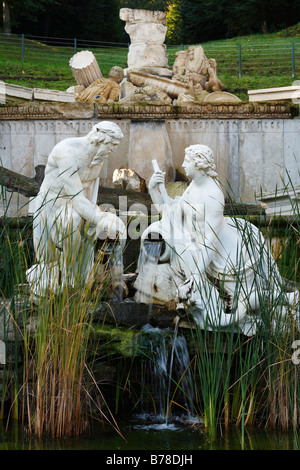 Römische Ruine in Schoenbrunner Park, Schlosspark Schönbrunn, Wien, Austria, Europe Stockfoto