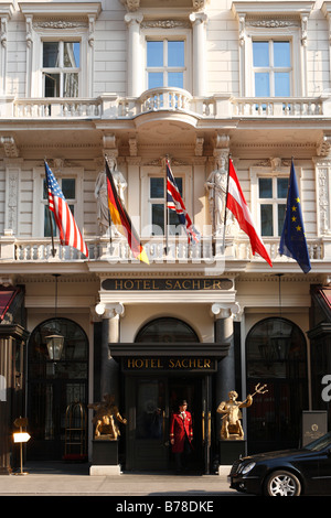 Hotel Sacher, Wien, Österreich, Europa Stockfoto
