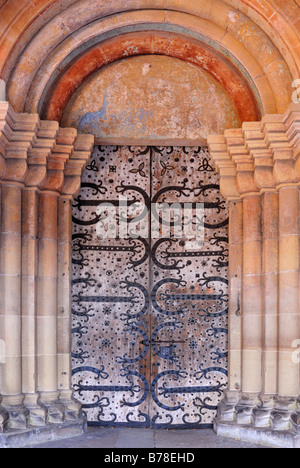 Portal des Münsters am Kloster Maulbronn, Maulbronn Abbey, Enzkreis, Baden-Württemberg, Deutschland, Europa Stockfoto