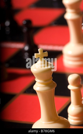 Figuren auf einem Schachbrett - © Marty Heitner Stockfoto