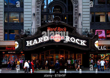 Hard Rock Cafe in Manhattan, New York City, USA Stockfoto