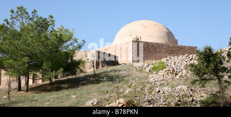 Sultan-Ibrahim-Moschee in der Fortezza Burg, Rethymnon, Kreta Stockfoto