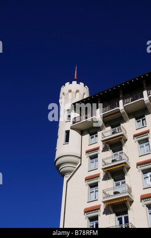 Palace Hotel, Gstaad, West-Alpen, Berner Oberland, Schweiz, Europa Stockfoto