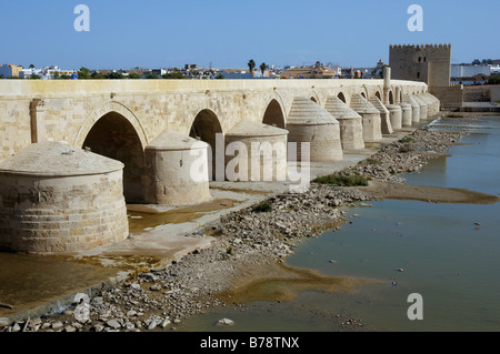 Puente Romano Brücke, Córdoba, Andalusien, Spanien, Europa Stockfoto