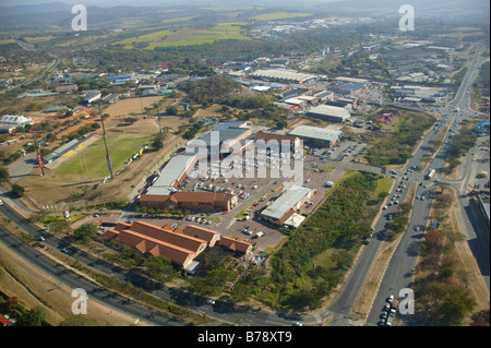 Eine Luftaufnahme von der Nelspruit Stockfoto