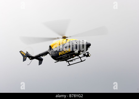 Polizei-Hubschrauber Stockfoto