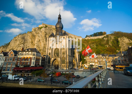 Stadt von Dinant Belgien in den Ardennen an einem beautful Tag Stockfoto