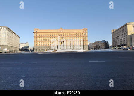 Gebäude des russischen FSB alten KGB in Moskau Stockfoto