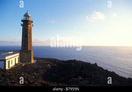 Leuchtturm Faro de Orchilla, El Hierro Insel, Kanaren, Spanien, Europa Stockfoto