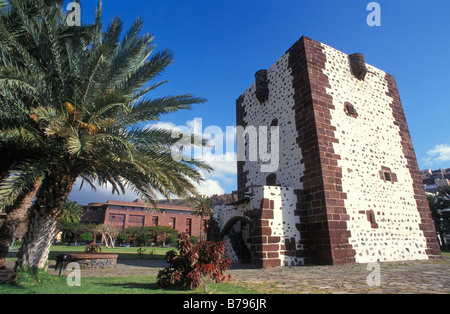 Torre del Conde Tower, San Sebastian, Insel La Gomera, Kanarische Inseln, Spanien, Europa Stockfoto