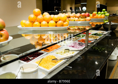 Cafeteria-Salatbar - USA Stockfoto