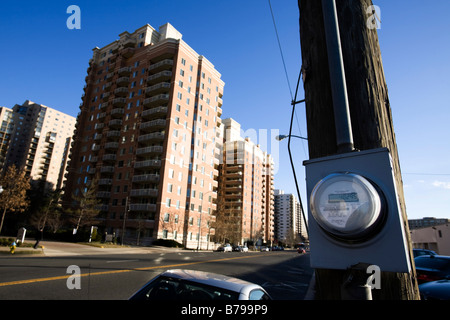 Verbrauchszähler - USA Stockfoto