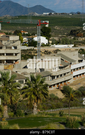 Bau Baustelle an der Valle Del Este Golf Resort Vera Almeria Spanien Stockfoto