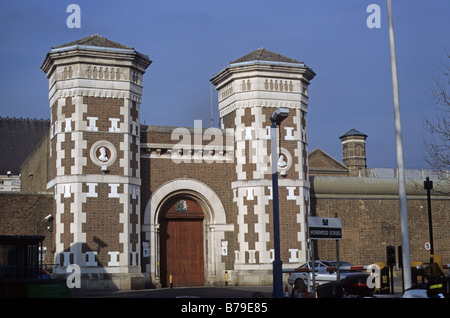 Wormwood Scrubs Gefängnis, Du Cane Road, London W12, Torhaus; Stockfoto