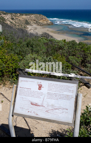 Cheviot Beach, Point Nepean Nationalpark, Australien Stockfoto