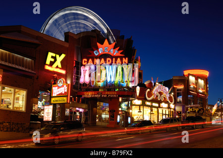 Niagarafälle-Stadt Stockfoto