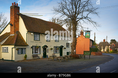 Das White Hart Inn Great Saling Stockfoto