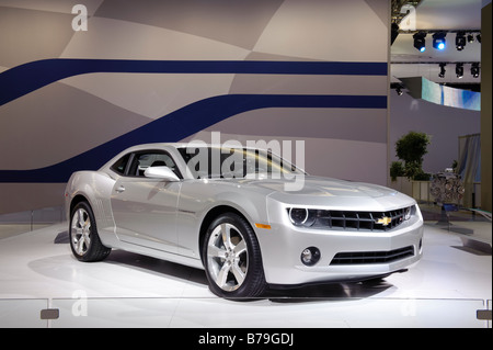 2010 Chevrolet Camaro Coupé auf der 2009 North American International Auto Show in Detroit Michigan/USA. Stockfoto