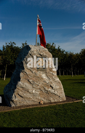 Die Handelsmarine Association Memorial an die nationale Gedenkstätte Arboreteum bei Alrewas, Staffordshire, England Stockfoto