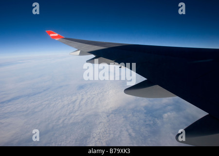 Eine Oase-Airlines-Flug nach Hong Kong Stockfoto