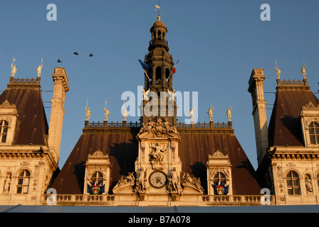 Rathaus in Paris, Frankreich, Europa Stockfoto