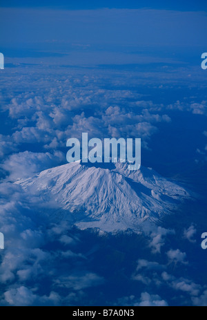 Luftaufnahme des Mount St. Helens, WA Stockfoto