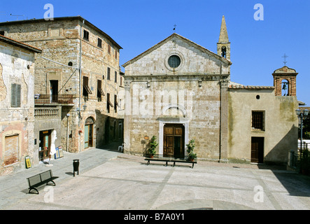 Chiesa San Giovanni Battista, Magliano in Toskana, Provinz Grosseto, Toskana, Italien, Europa Stockfoto