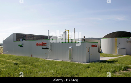 Biogasanlage der Schmack Biogas AG in Schwandorf, Bayern, Deutschland, Europa Stockfoto