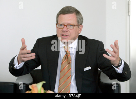 Driese, Vorsitzender des Vorstands der DVB Bank AG in Frankfurt Am Main, Hessen, Deutschland, Europa Stockfoto