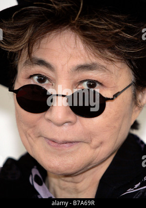 Yoko Ono, japanische Künstler und Witwe von John Lennon, die Beatles, im Museum of Modern Art in Passau, Bayern, Deutschland, Europa Stockfoto