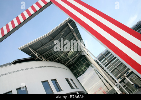 Fakultät für Maschinenbau, Bau, technische Universität München, Garching, Bayern, Deutschland, Europa Stockfoto