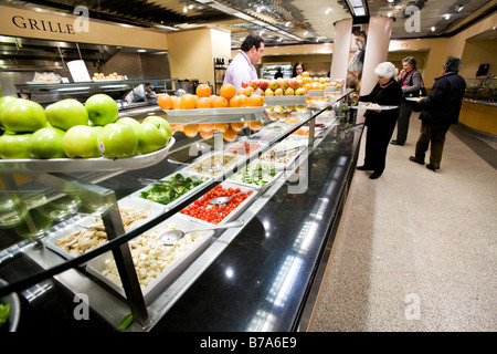 Cafeteria-Salatbar - USA Stockfoto