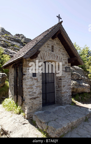 Kapelle am Mount Grosser Arber in der Nähe von Bayerisch Eisenstein im Bayerischen Wald, Bayern, Deutschland, Europa Stockfoto