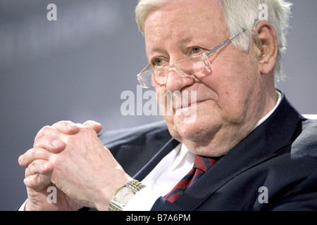 Altbundeskanzler Helmut Schmidt, SPD, Sozialdemokratische Partei Deutschlands, in Passau, Deutschland, Europa Stockfoto