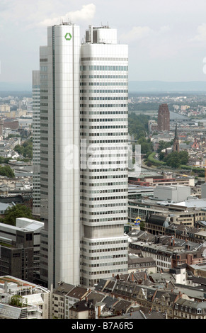 Bankenviertel mit der Dresdner Bank in Frankfurt am Main, Hessen, Deutschland, Europa Stockfoto