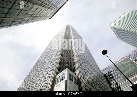 Canary Wharf Tower in Canary Wharf in London, England, Großbritannien, Europa Stockfoto