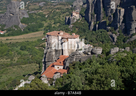 Meteora Kloster in Thessalien, Griechenland, Europa Stockfoto