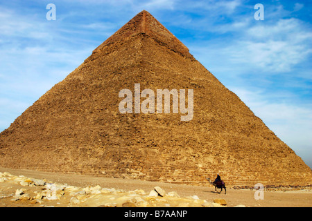 Chefren Pyramide, Ägypten, Afrika Stockfoto