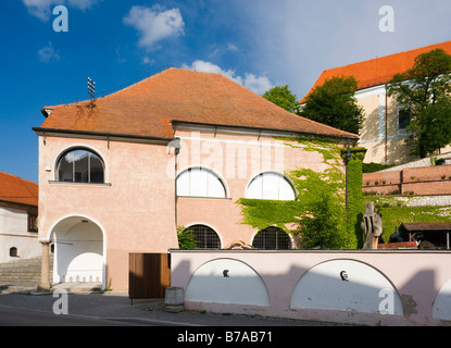 Synagoge in Mikulov, Breclav Bezirk, Südmähren, Tschechische Republik, Europa Stockfoto