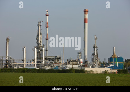 Erdgasstation OMV in Aderklaa, Niederösterreich, Österreich Stockfoto