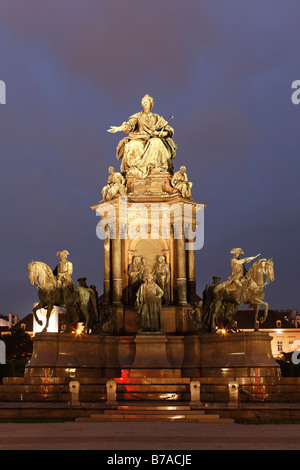 Denkmal für Maria-Theresia, Maria-Theresien-Platz, Wien, Österreich, Europa Stockfoto