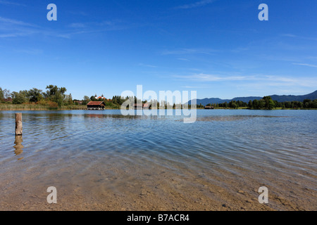 Kloster Schlehdorf am See Kochel, Upper Bavaria, Bayern, Deutschland, Europa Stockfoto